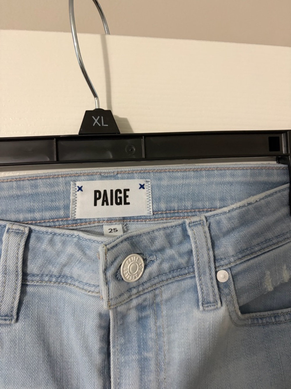 PAIGE Light Blue High-Rise Women's Jeans